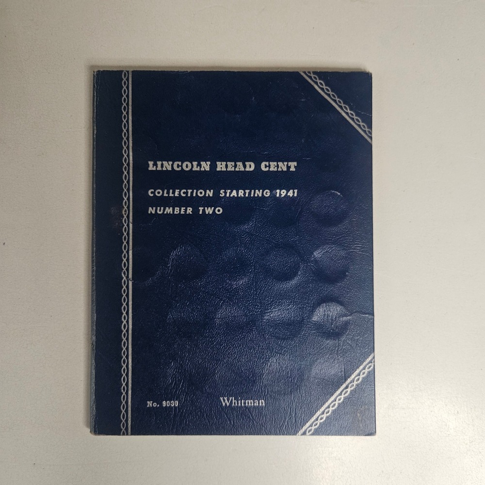 Whitman Lincoln Head Cent Collection Folder No 9030 Number Two Starting 1941